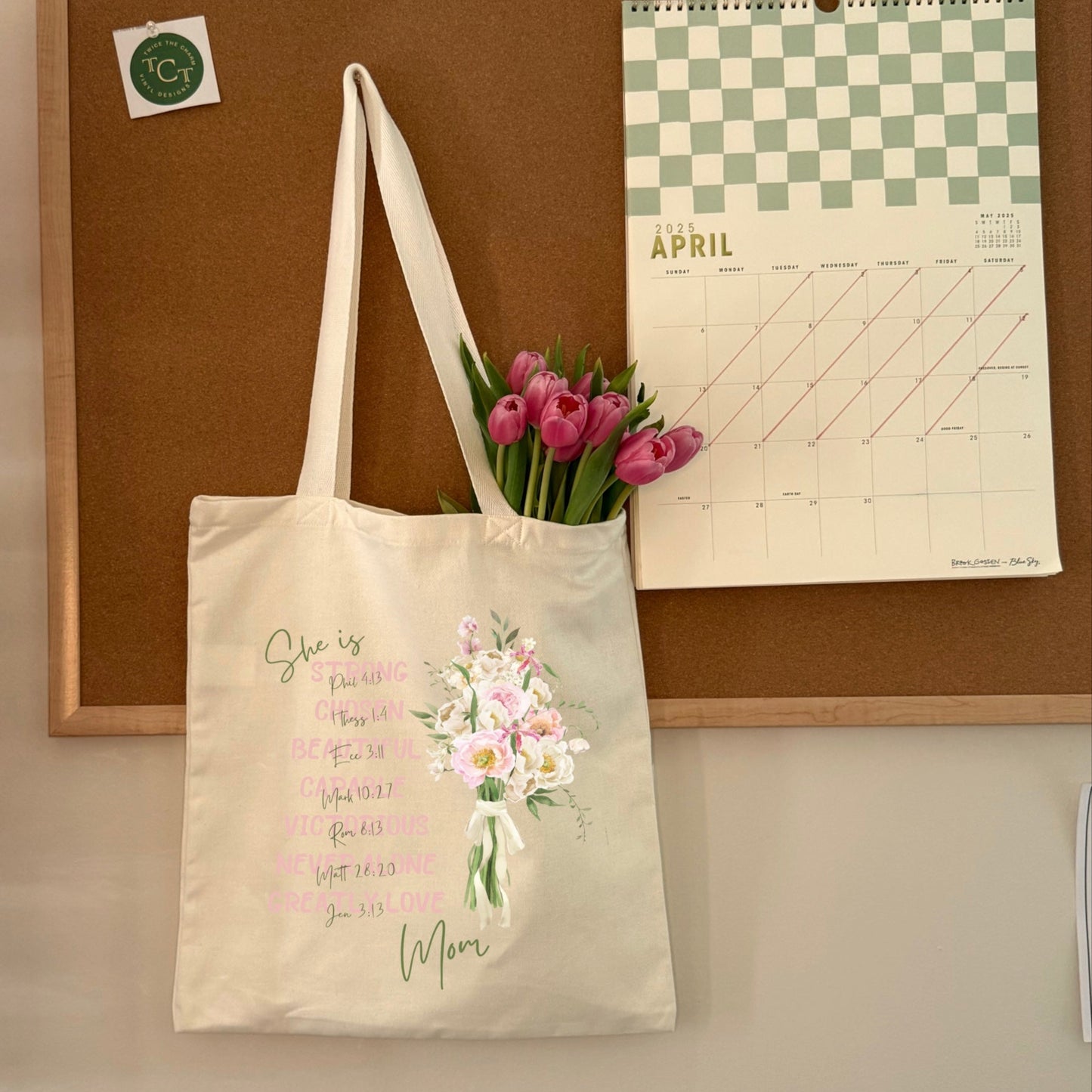 SHE IS - Tote- ally Fresh