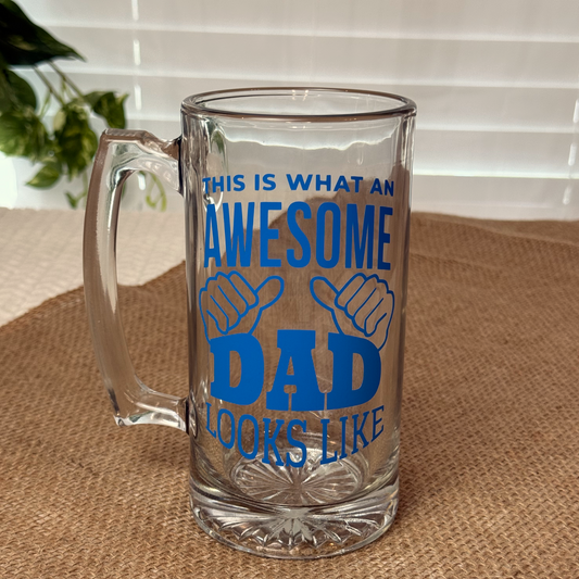 AWESOME DAD - Charm & Chilled Beer Mug