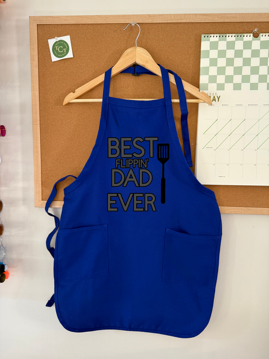 BEST FLIPPIN DAD - Smoke & Soul Apron