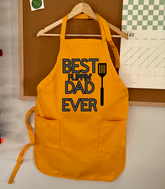 BEST FLIPPIN DAD - Smoke & Soul Apron